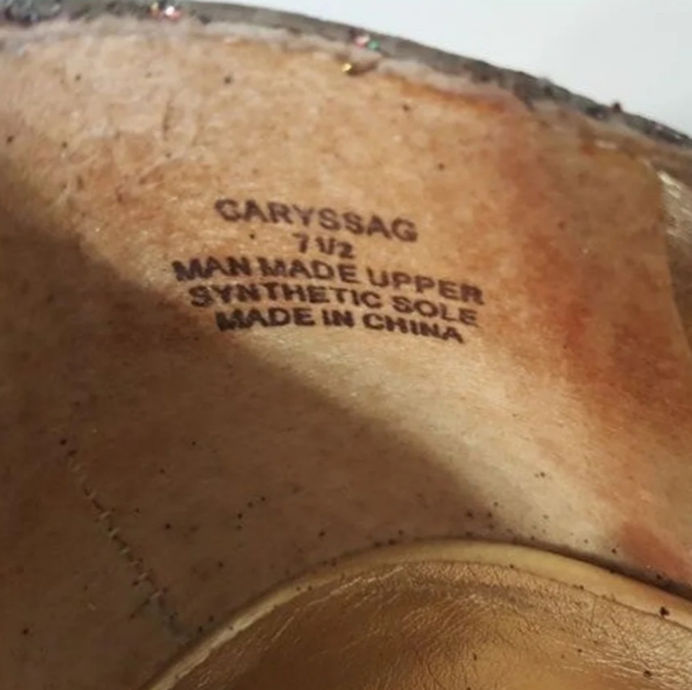 7.5 Vintage glitter Steve Madden Heels GUC! - Picture 7 of 7